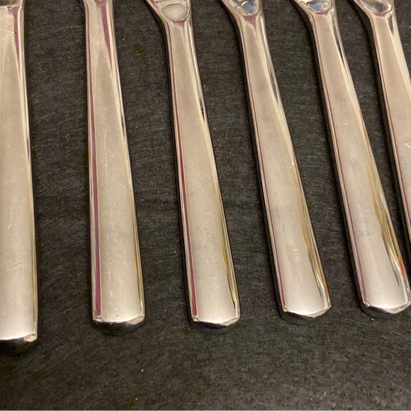 WMF Cromargan 4 Dinner Knives 8” & 2 Steak 9” Boston Pattern Stainless Flatware. - Picture 9 of 9